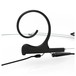 DPA Flex 4288-DC-F-B00-LH Dual-Ear Headset Mic, Black, Earpiece