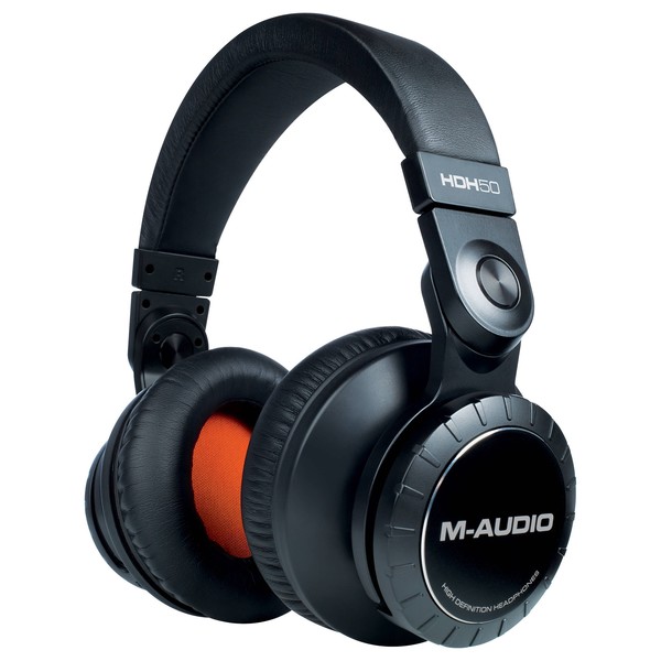 M-Audio HDH50 High Definition Headphones - Angled