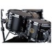 DDrum Dios Maple 22'' 5pc Shell Pack, Satin Black - Toms Close Up