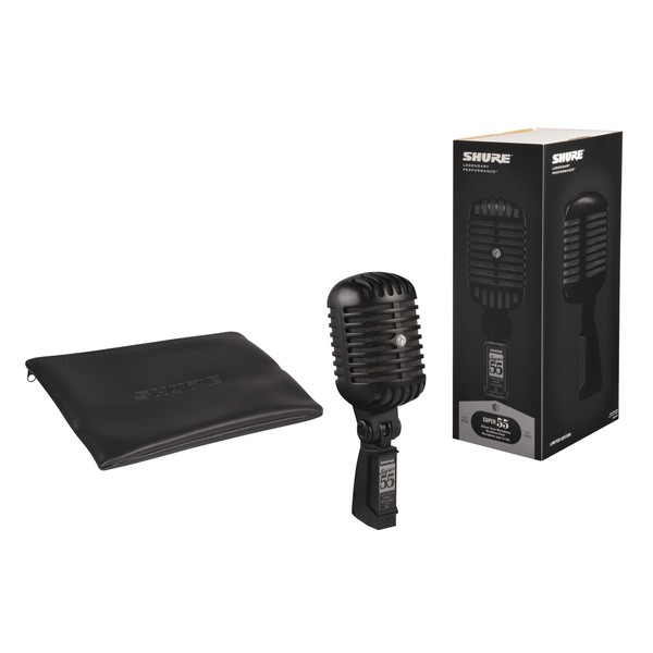 SHURE Super 55-BLK ダイナミックマイク 限定生産カラーブラック
