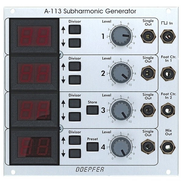 Doepfer A-113 Subharmonic Generator - Front