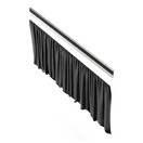 K&M 11995 Curtain for Conductor Podium, Black
