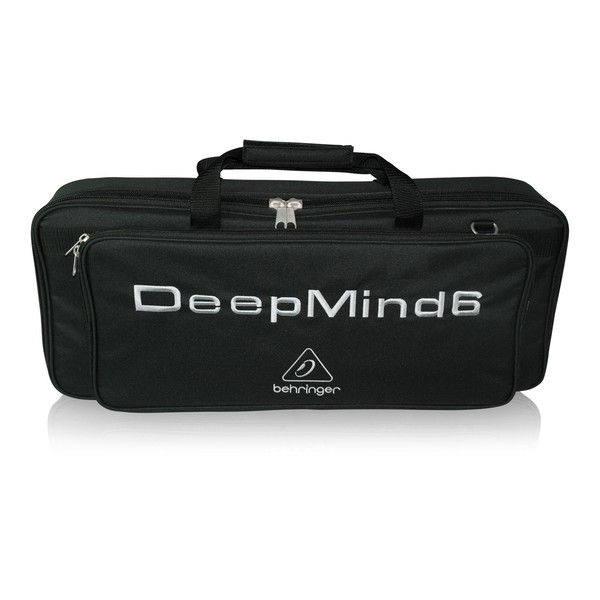 Behringer Deluxe Water Resistance Transport Bag for Deepmind 6, Front Angled View