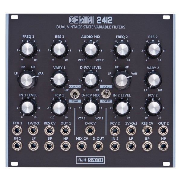 AJH Gemini 2412 Dual SVF, Black - Top