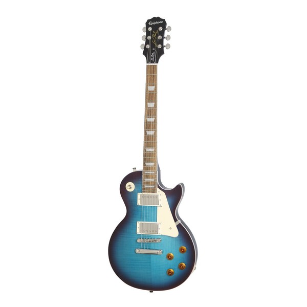 DISC Epiphone Les Paul Standard PlusTop PRO, Blueberry at Gear4music
