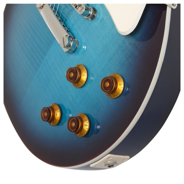 DISC Epiphone Les Paul Standard PlusTop PRO, Blueberry at Gear4music