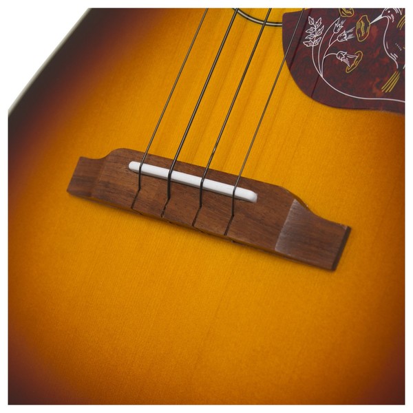 Epiphone Hummingbird Ukulele Outfit, Tobacco Sunburst - Bridge