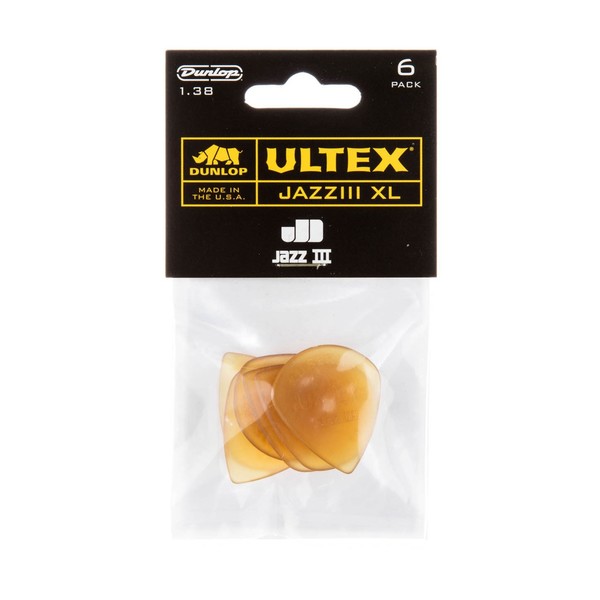  Dunlop Ultex Jazz III XL 1.38mm, 6 Pick Pack