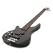 Chicago Left Handed Bass Guitar by Gear4music, Black