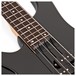 Chicago Left Handed Bass Guitar by Gear4music, Black