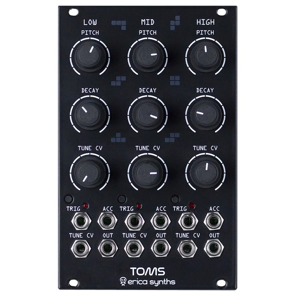 Erica Synths Toms, Black - Main