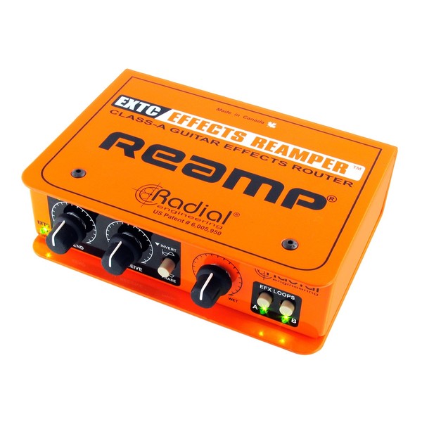 Radial EXTC-SA Guitar Effects Interface and Reamp Box - Side View 1