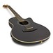 Roundback Electro Acoustic Guitar by Gear4music, Black