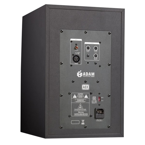 Adam A8X Active Nearfield Monitor, Single - Rear