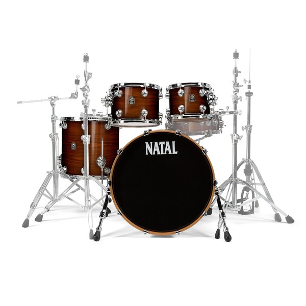 Natal Originals Walnut 22'' 4pc Shell Pack, Natural Walnut