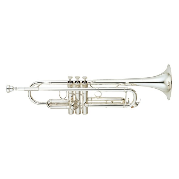 Yamaha YTR-6345G Large Bore Bb Trumpet, Silver Plated