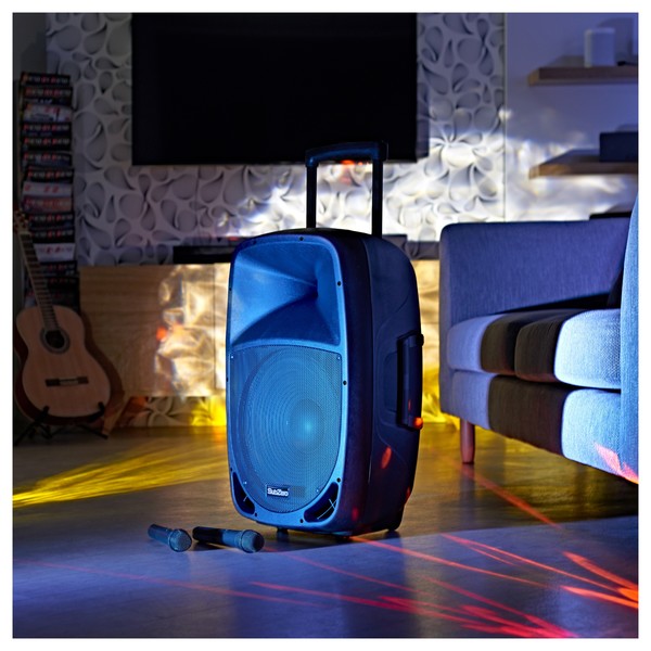 SubZero SZPA-P12 Portable PA with Bluetooth + Wireless Mics