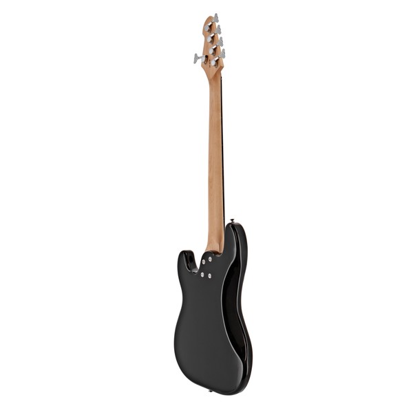 LA 5 String Bass Guitar Black, 15W Bass Amp Pack