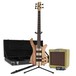 Oregon 5 String Bass Guitar + SubZero V35B Amp Pack, Natural