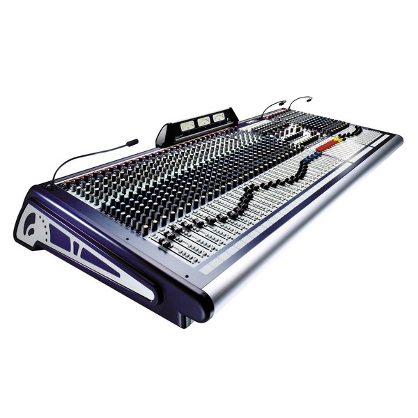 Soundcraft GB8-32 32-Channel Analog Mixer, Angled View