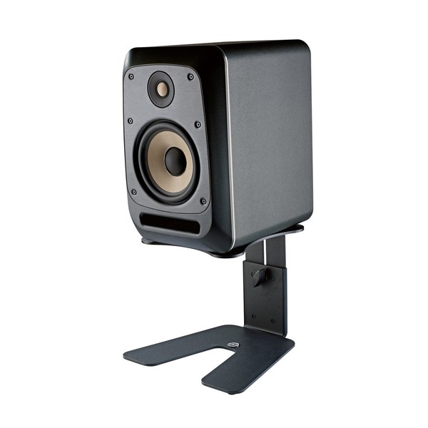 K&M 26774 Table Monitor Stand, Structured Black