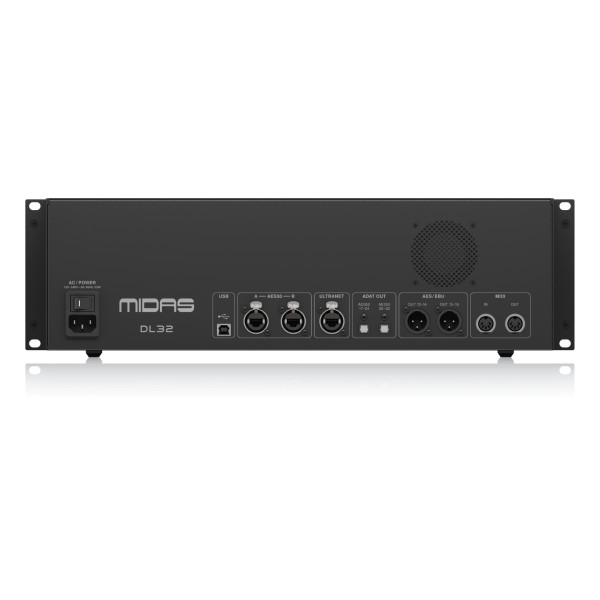 Midas DL32 Digital Stage Box  - Rear