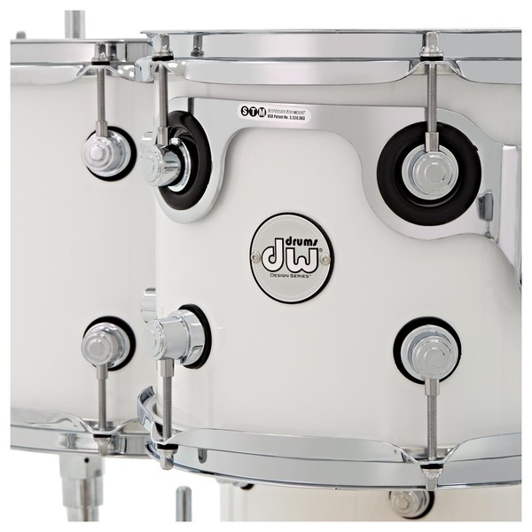 DW Design Series 22'' 4pc Shell Pack, White Gloss