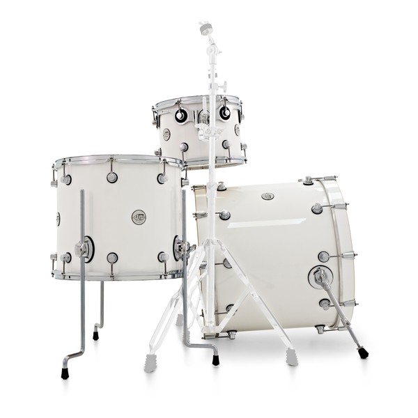 DW Design Series 22'' 4pc Shell Pack, White Gloss