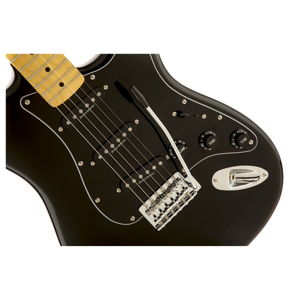 Squier Vintage Modified '70s Stratocaster, Black at Gear4music Squier Vintage Modified '70s Stratocaster, Black at Gear4music