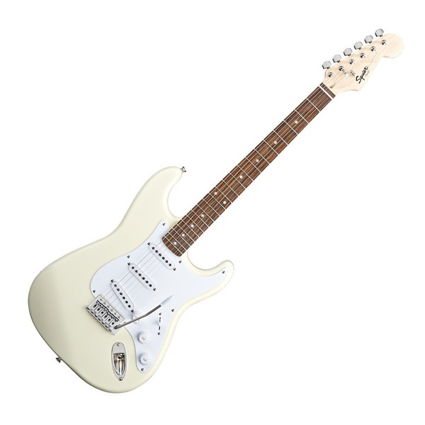 Squier Bullet Stratocaster, Arctic White & SubZero V15G Amp