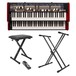 Nord C2D Combo Organ with Drawbars and Free Pedal, Stand and Bench - Main