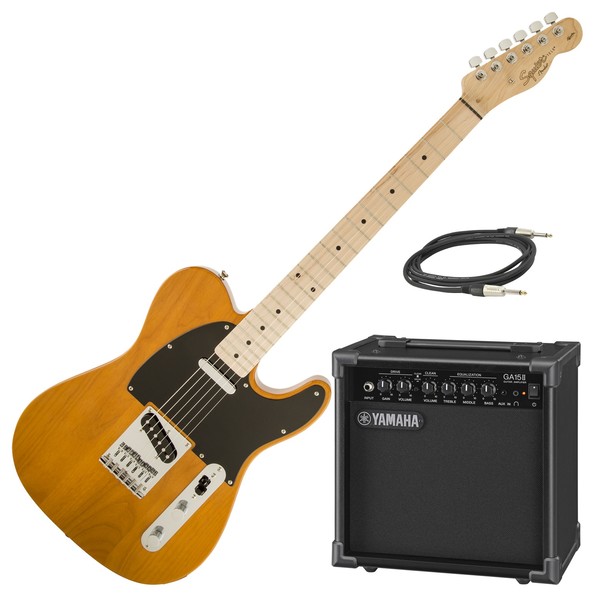 Squier Affinity Telecaster MN, Butterscotch & Yamaha GA-15II Bundle