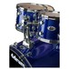 DDrum D2 5pc Drum Kit, Police Blue - Close up angle