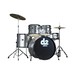 D2 5pc Drum Kit, Brushed Silver - Alternative Angle