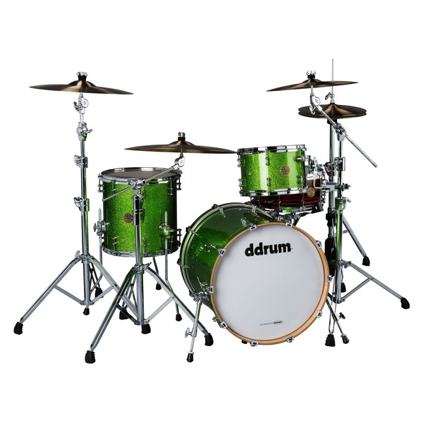 OFFLINE DDrum Dios Maple 20'' 3pc Shell Pack, Emerald Green