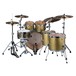 DDrum Dios Maple 22'' 5pc Shell Pack, Satin Gold - Behind Drum Kit