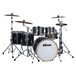 DDrum Dios Maple 22'' 5pc Shell Pack, Satin Black - Alternative Angle