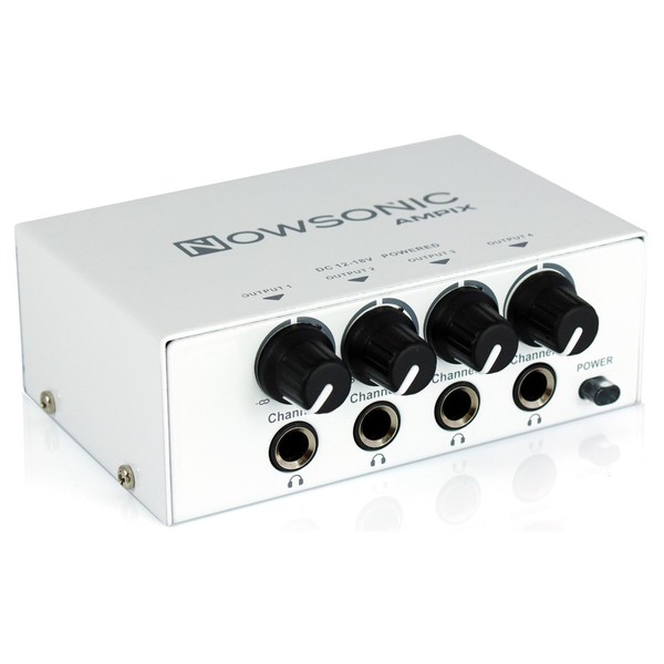 Nowsonic Ampix 4 Channel Stereo Headphone Amplifier - Angled