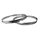 Shaw 10'' 6 Lug Triple Flange Drum Hoop, Chrome