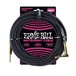 Ernie Ball 25ft Straight-Angle Braided Instrument Cable, Black - Main