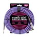 Ernie Ball 25ft Straight-Angle Braided Instrument Cable, Purple/Blue - Main