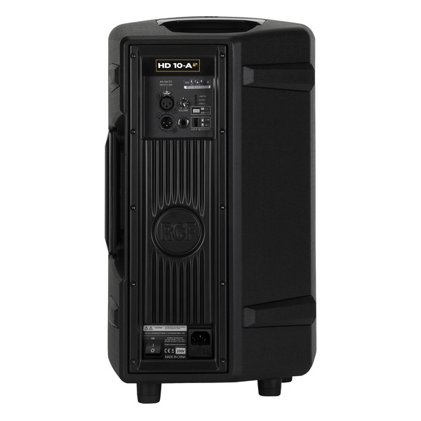 RCF HD10-A MK4 Active Monitor, Rear View