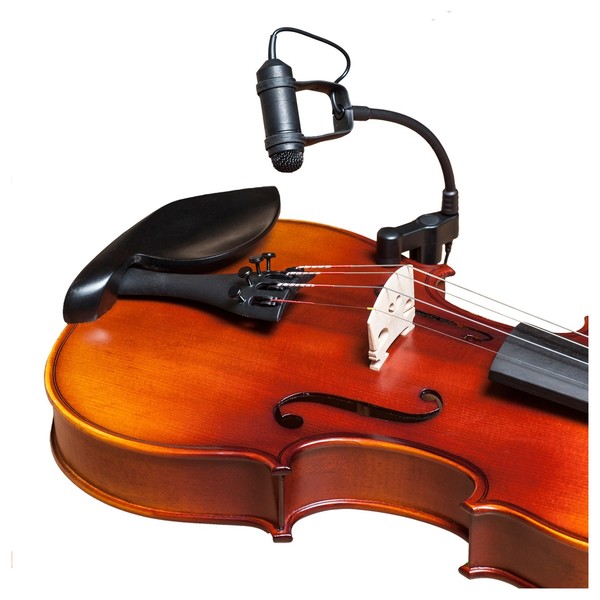 Tie Studio Violin Microphone - On Violin (Violin Not Included)
