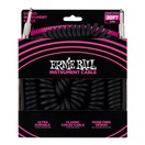 Ernie Ball P06044 30ft Straight-Straight Coiled Cable, Black