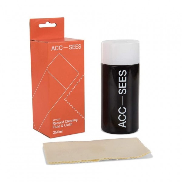 Acc-Sees Record Cleaning Fluid and Cloth 250ml - Main