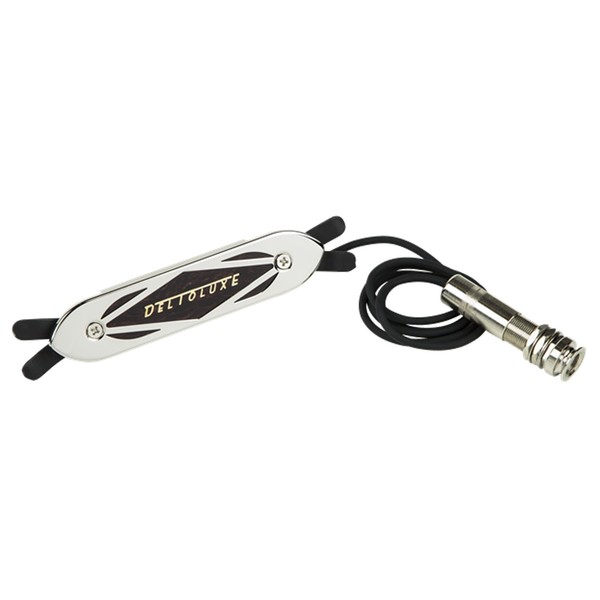 Gretsch Deltoluxe Acoustic Guitar Pickup, Chrome - Front