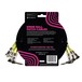 Ernie Ball 1ft Patch Cable 3 Pack, Black - Back