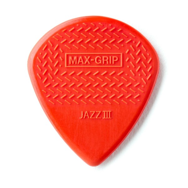 Dunlop Nylon Max Grip Jazz III Red 1.38mm, Main Image