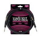 Ernie Ball P06072 6ft Straight-Straight Speaker Cable, Black