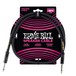 Ernie Ball 3ft Straight-Straight Speaker Cable, Black - Main